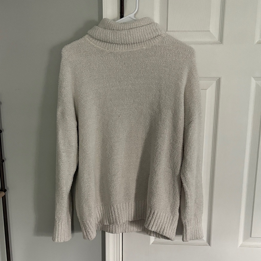 Pink Republic Soft Cream Turtleneck Sweater